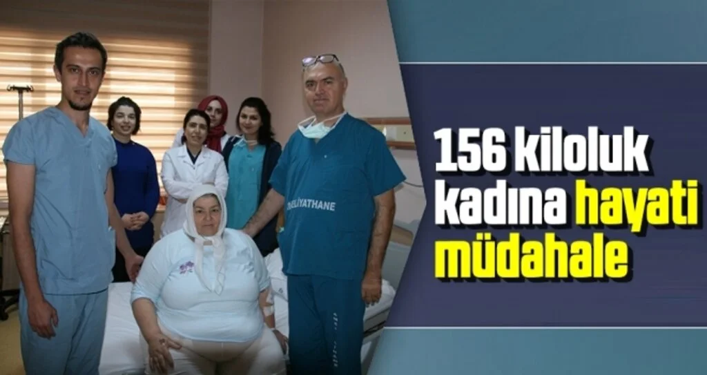 156 Kiloluk Kadına Hayati Müdahale