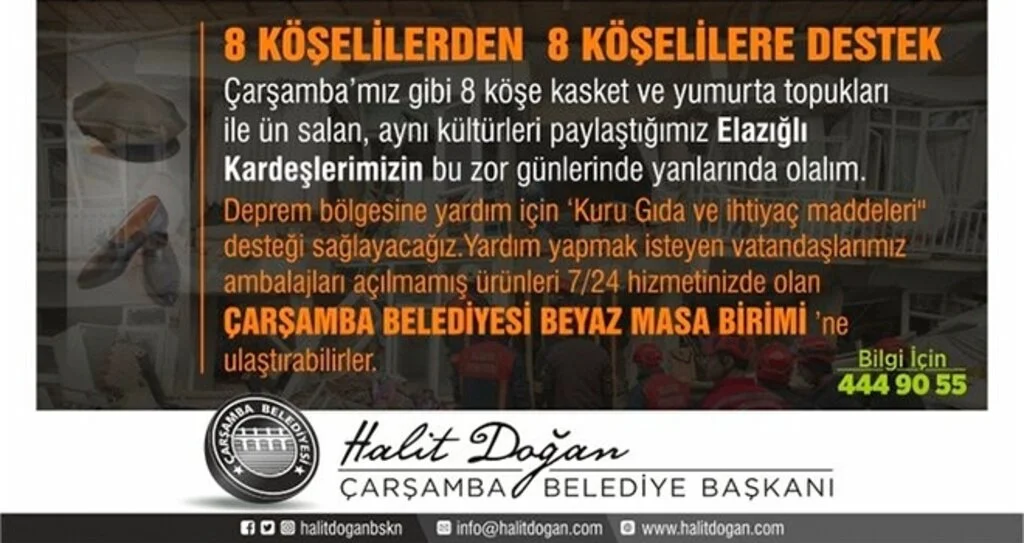 8 köşelilerden 8 köşelilere destek
