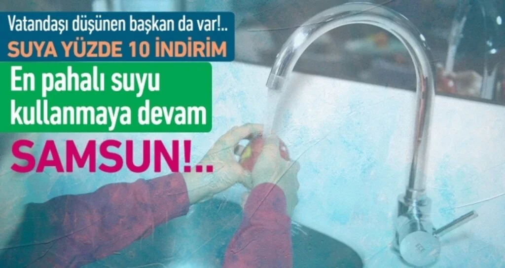 AK Partili Başkan'dan İçme Suyuna Kış İndirimi