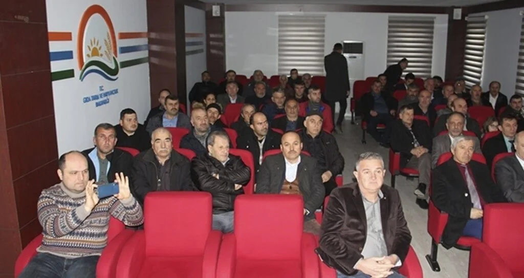 Bafralı çiftçilere destekler anlatıldı