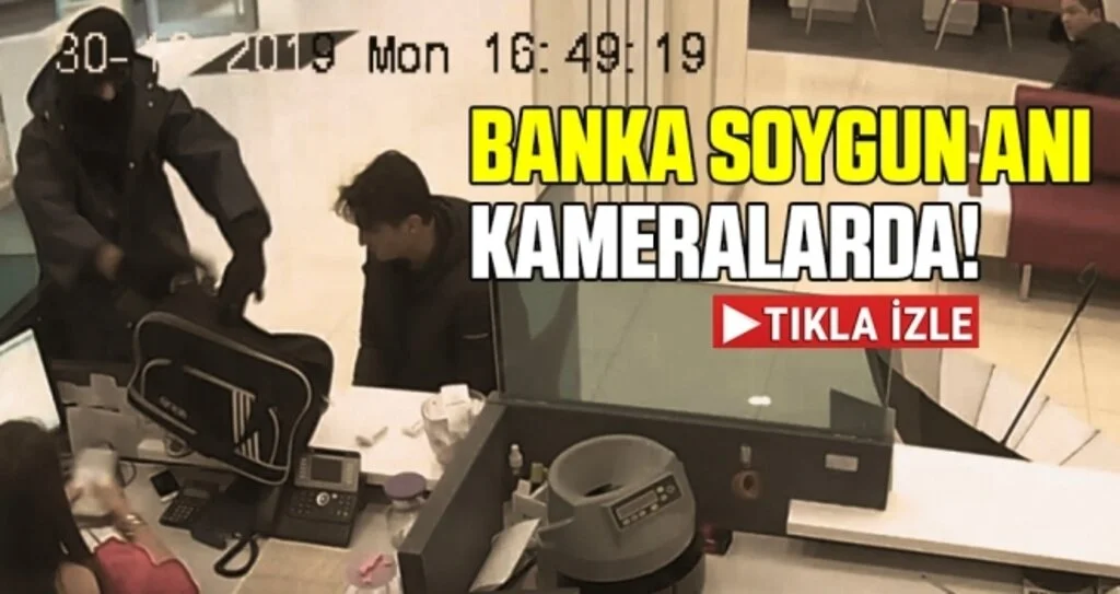 Banka soygun anı kamerada... Zanlı nefes kesen takip ve polisin müthiş operasyonuyla yakalandı