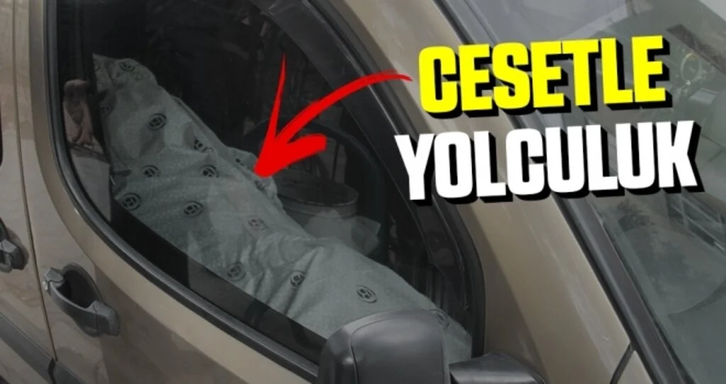 Cesetle Yolculuk Polisi Alarma Geçirdi