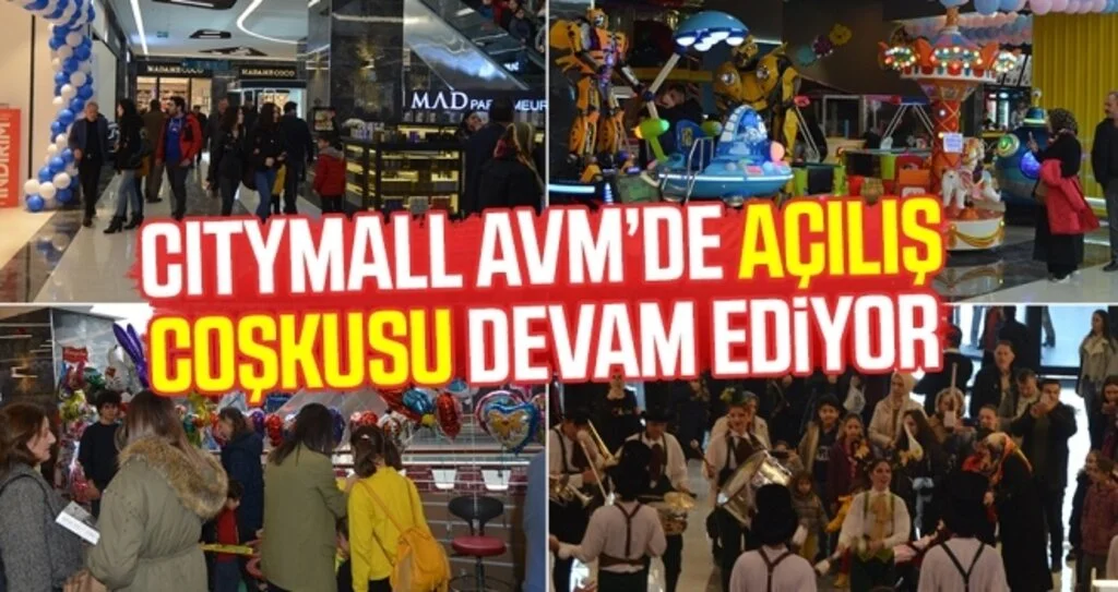 City Mall Avm'de Çoşku Sürüyor