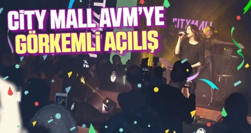 City Mall Avm'ye Görkemli Açılış
