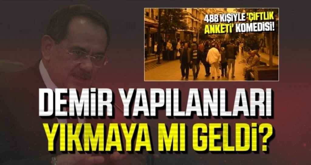 DEMİR YAPILANLARI YIKMAYA MI GELDİ?