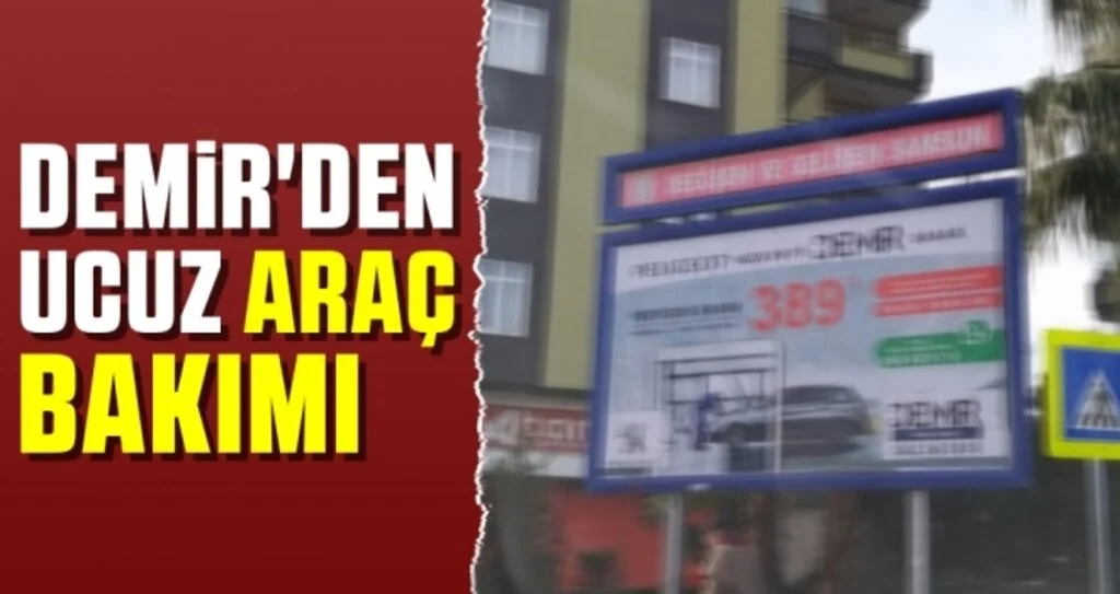 Demir'den Ucuz Araç Bakımı