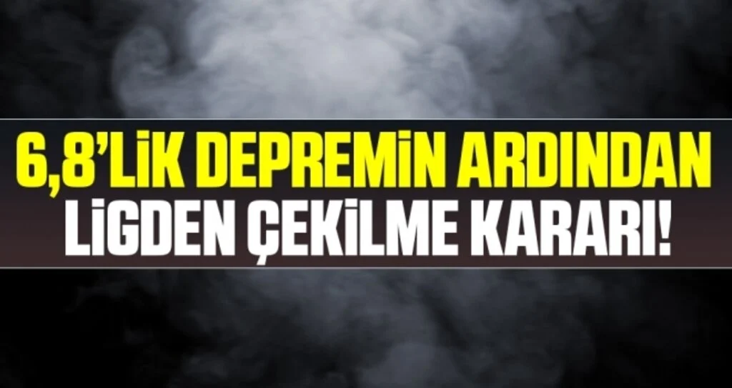Depremin ardından Elazığspor’dan ligden çekilme kararı!