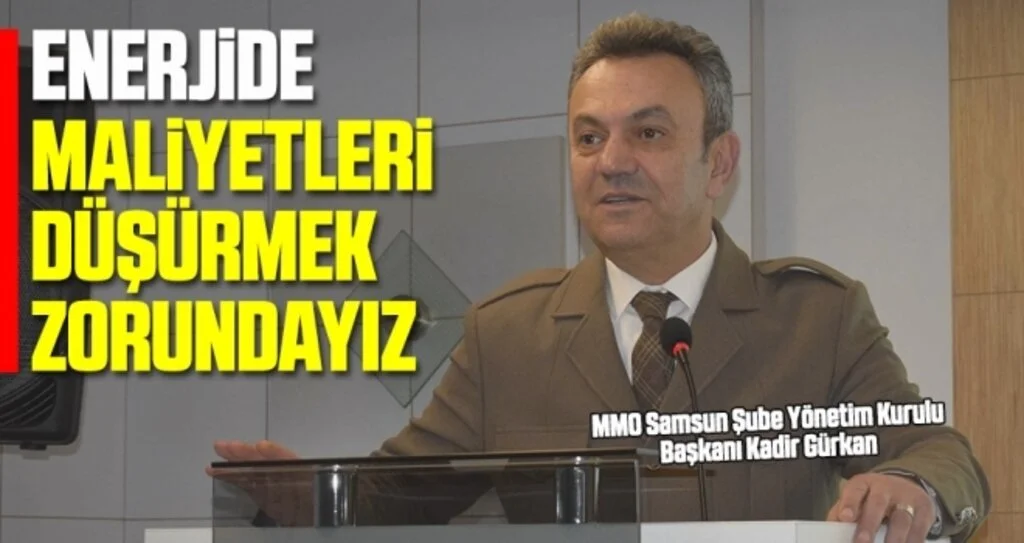 Enerjide Maliyetleri Düşürmek Zorundayız