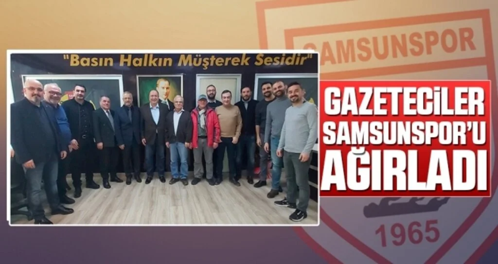 Gazeteciler Samsunspor'u Ağırladı