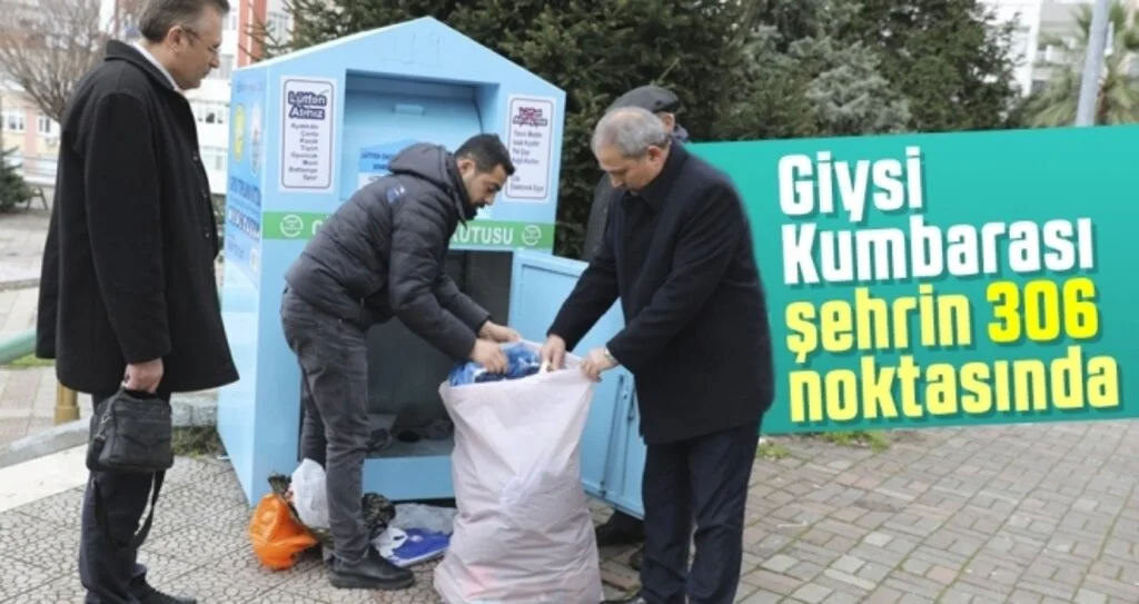 Giysi Kumbarası Samsun'un 306 Noktasında