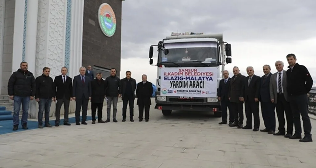 İlkadım'ın Yardım Aracı Elazığ Yolunda
