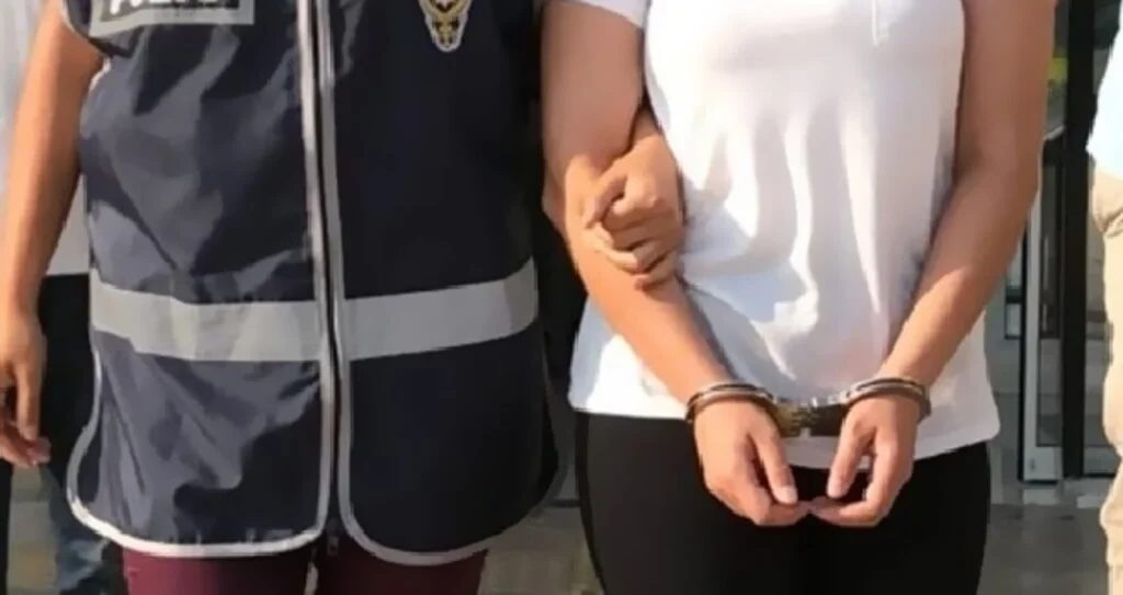 Katil kadın tutuklandı
