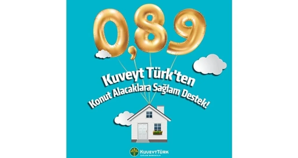 Kuveyt Türk kâr oranını konutta yüzde 0,89’a, araç finansmanında yüzde 0,96’ya düşürdü