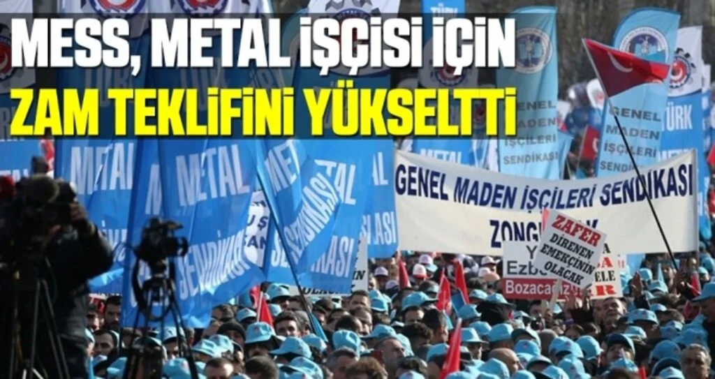 MESS, metal işçisi için zam teklifini yüzde 8'den yüzde 10'a yükseltti