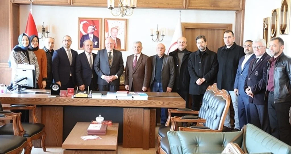 MHP Canik İlçe Başkanı’ndan Rektör Aydın’a Ziyaret
