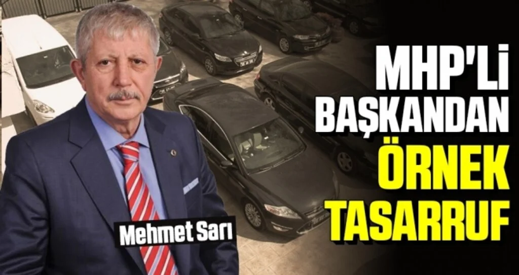 MHP'li Başkandan Örnek Tasarruf