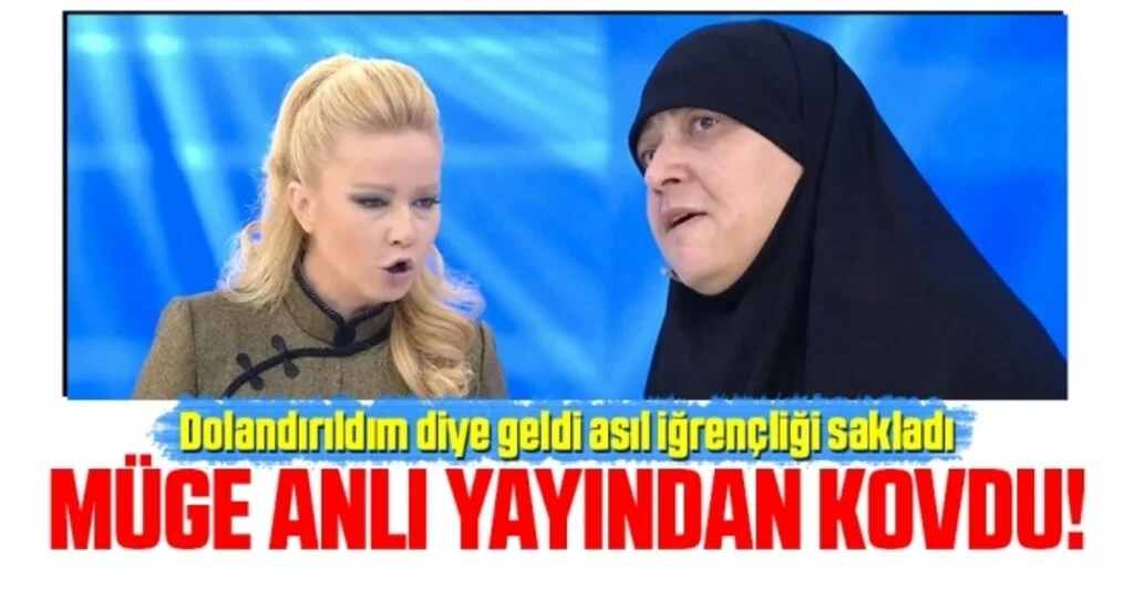 Müge Anlı Tatlı Sert Canlı Yayınından Kovdu! 12 Yaşındaki Kızını Eşi Taciz Etmiş