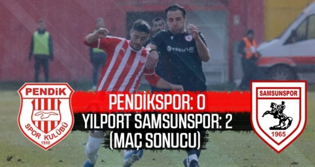 Pendikspor: 0 Yılport Samsunspor: 2 (Maç sonucu)