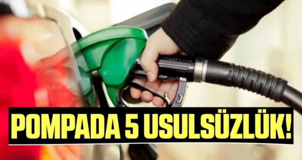 Pompada 5 Usulsüzlük!