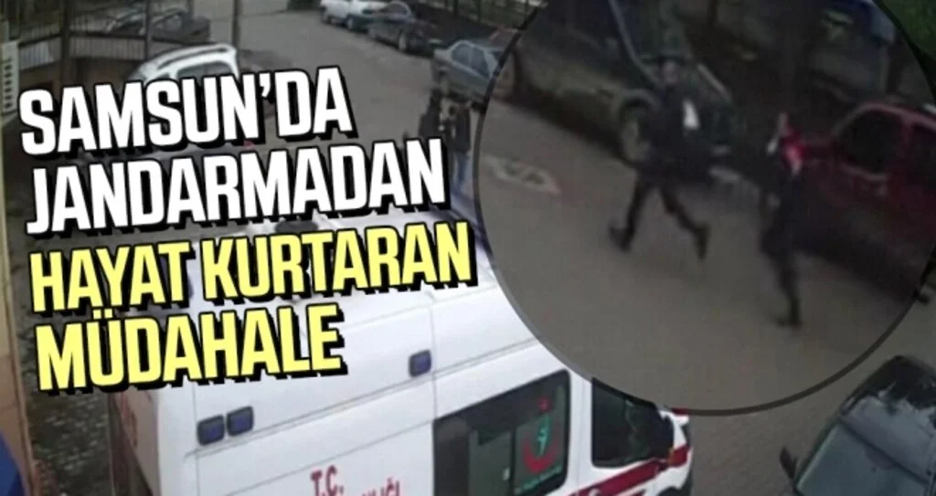 Samsun'da Jandarmadan Hayat Kurtaran Müdahale
