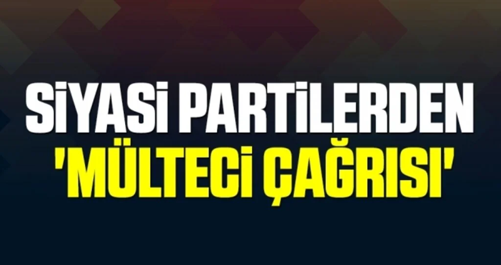 Samsun'da Siyasi Partilerden 'Mülteci Çağrısı'