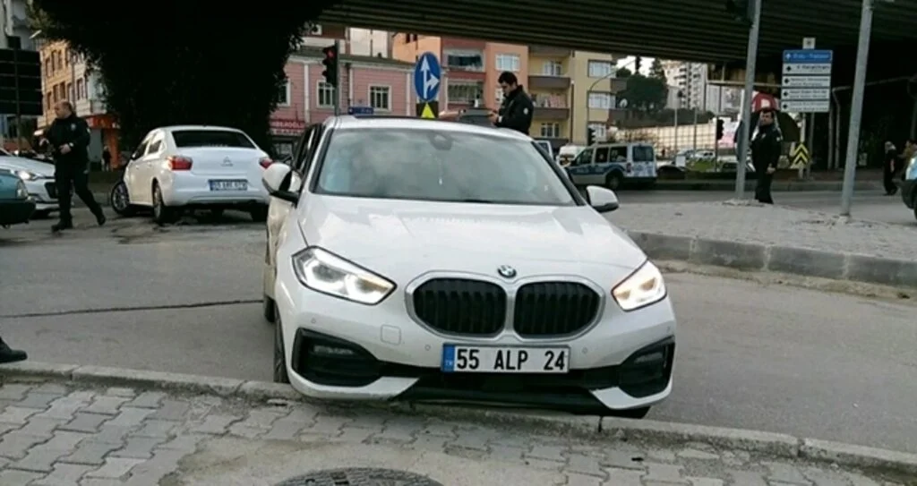 Samsun'da trafik kazası: 2 yaralı