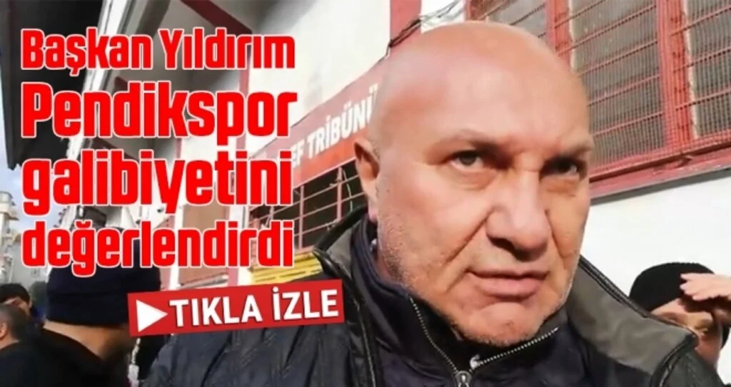 Samsunspor Futbol Kulübü A.Ş Başkanı Yüksel Yıldırım, Pendikspor galibiyetini değerlendirdi