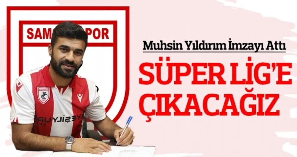 Samsunspor Haberleri | Muhsin Yıldırım İmzayı Attı