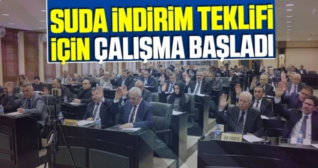 Suda İndirim Teklifi İçin Çalışma Başladı