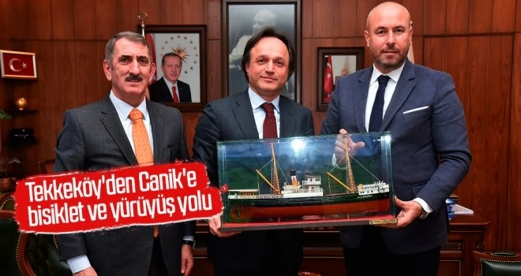Tekkeköy'den Canik'e bisiklet ve yürüyüş yolu