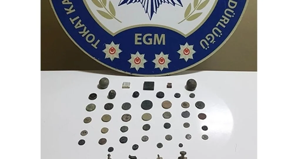 Tokat'ta operasyonda 51 parça tarihi eser ele geçirildi