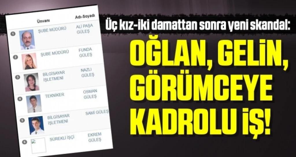 Üç kız-iki damattan sonra yeni skandal: Oğlan, gelin, görümceye kadrolu iş!