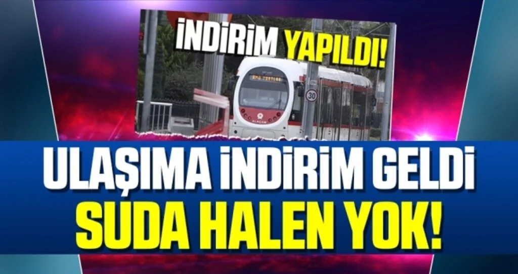 Ulaşıma İndirim Geldi Suda Halen Yok!