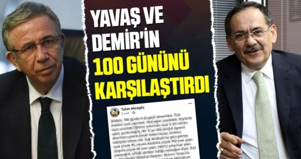 Yavaş ve Demir'in 100 Gününü Karşılaştırdı