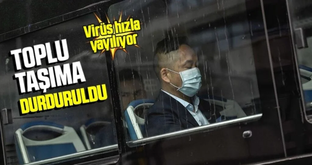 Yeni tip koronavirüs salgını nedeniyle Çin'in Vuhan ve Icou şehirlerinde toplu taşıma durduruldu