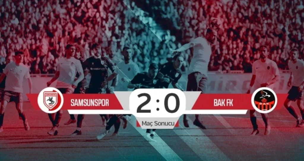 Yılport Samsunspor: 2 BAK FK: 0 (Maç sonucu)