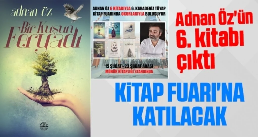 Adnan Öz'ün 6. Kitabı Çıktı