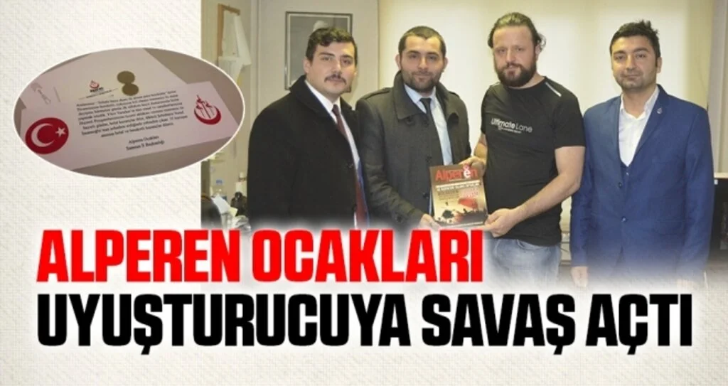 Alperen Ocakları Uyuşturucuya Savaş Açtı
