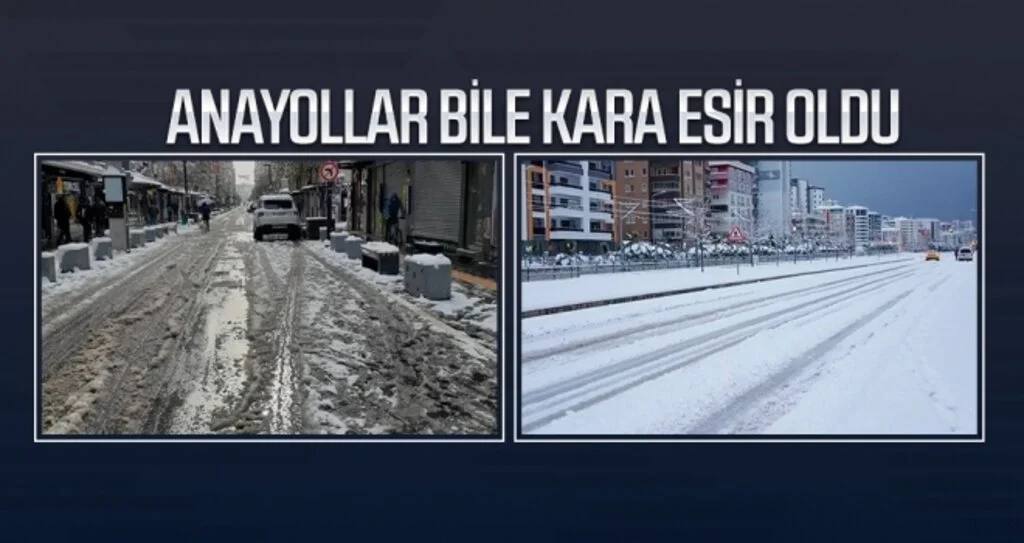 Anayollar bile kara teslim oldu