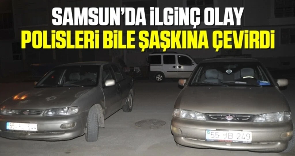 Arabalar Karıştı: İlginç Olay Polisleri Bile Şaşkına Çevirdi