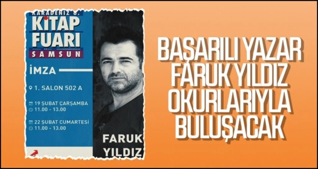Başarılı yazar Yıldız okurlarıyla buluşacak