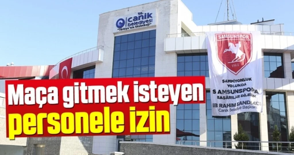 Başkan Sandıkçı'dan Maça Gitmek İsteyen Personele İzin