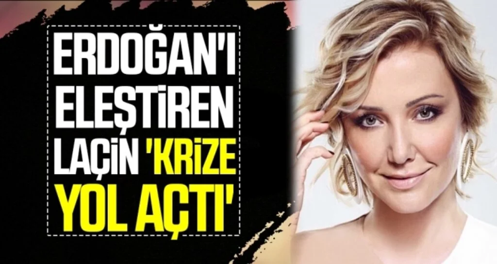 Erdoğan'ı Eleştiren Laçin 'Krize Yol Açtı'