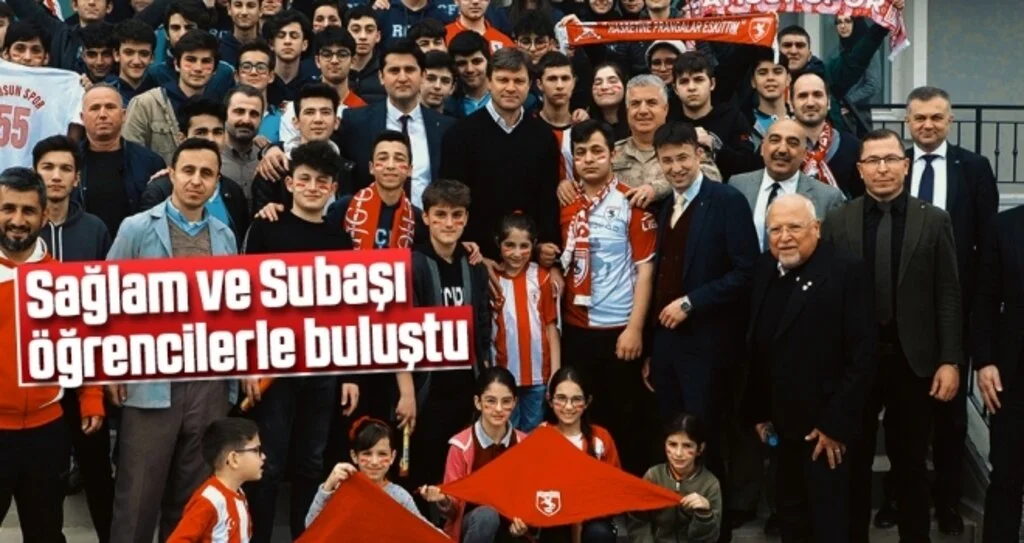 Ertuğrul Sağlam ve Sadi Subaşı öğrencilerle buluştu