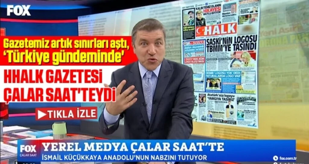 Gazetemiz artık sınırları aştı, 'Türkiye gündeminde' HHalk Gazetesi Çalar Saat'teydi