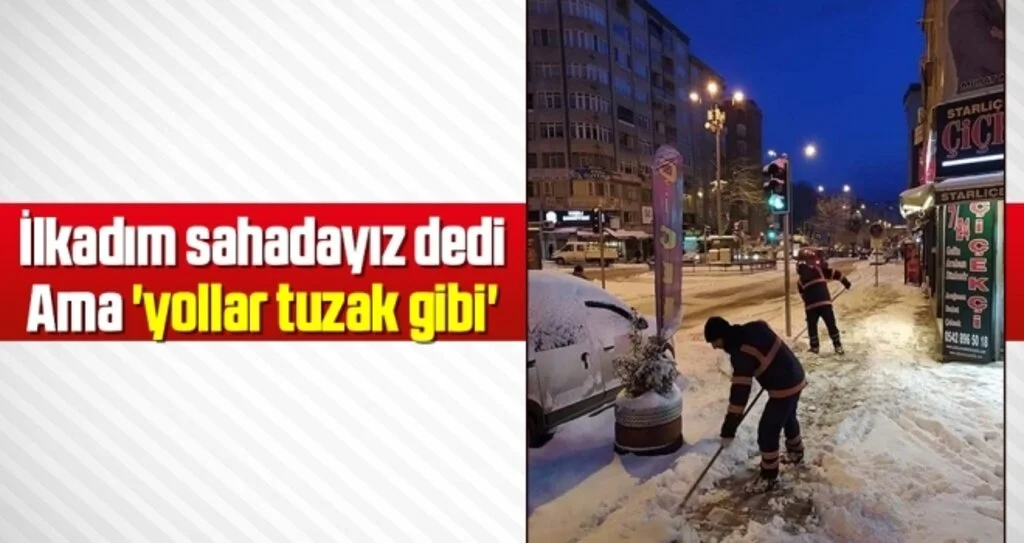 İlkadım Sahadayız dedi Ama 'Yollar Tuzak Gibi'