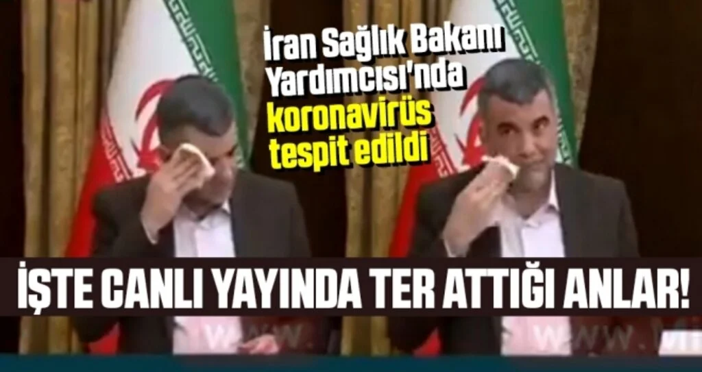 İran Sağlık Bakanı Yardımcısı'nda koronavirüs tespit edildi! İşte Canlı Yayında Ter Attığı Anlar