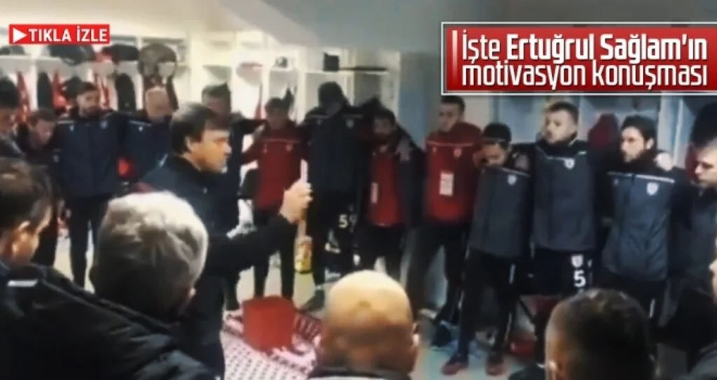 İşte Ertuğrul Sağlam'ın motivasyon konuşması