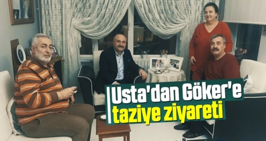 Milletvekili Usta'dan Ragıp Göker'e Taziye Ziyareti