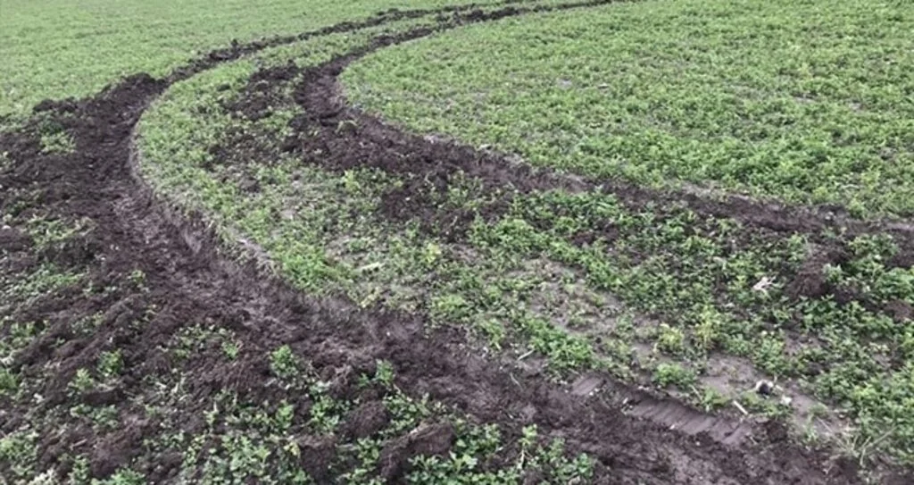 Off Road Magandaları Tarlaya Zarar Verdi